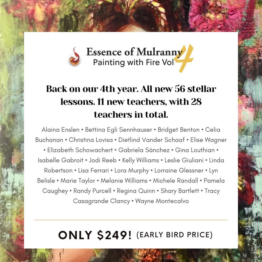 Painting with Fire 2024/25 - A Year-Long Encaustic Journey through e-courses