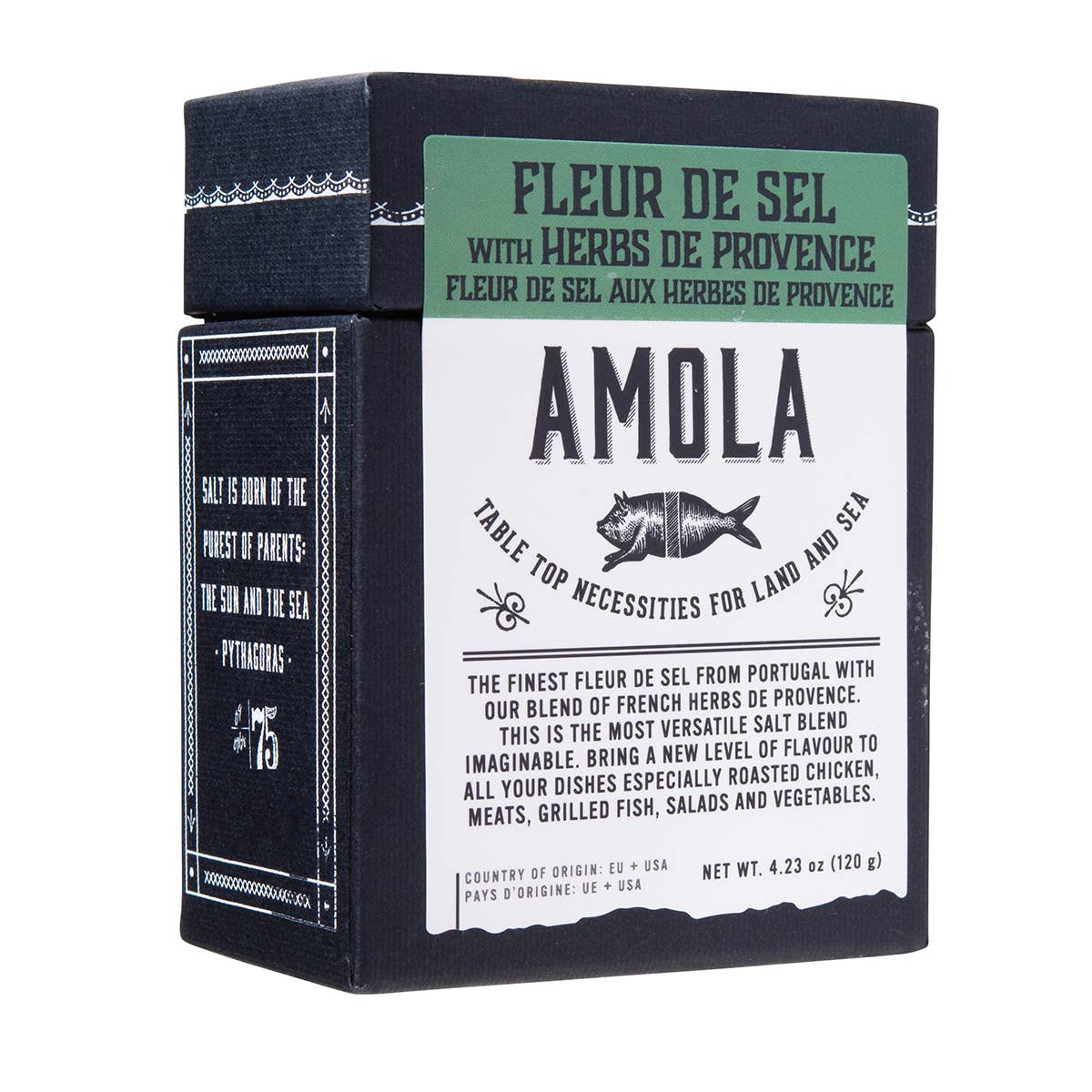Salt Fleur De Sel w/Herbs 120g/4oz