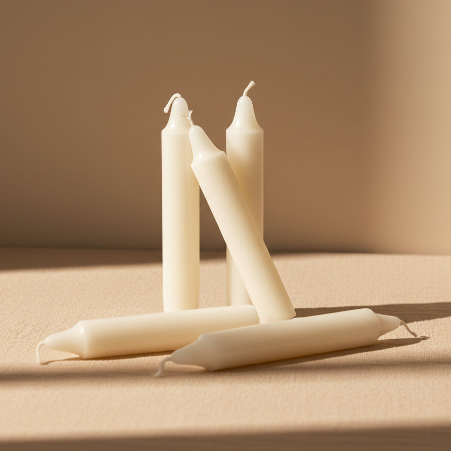 Unscented Candles Set 12