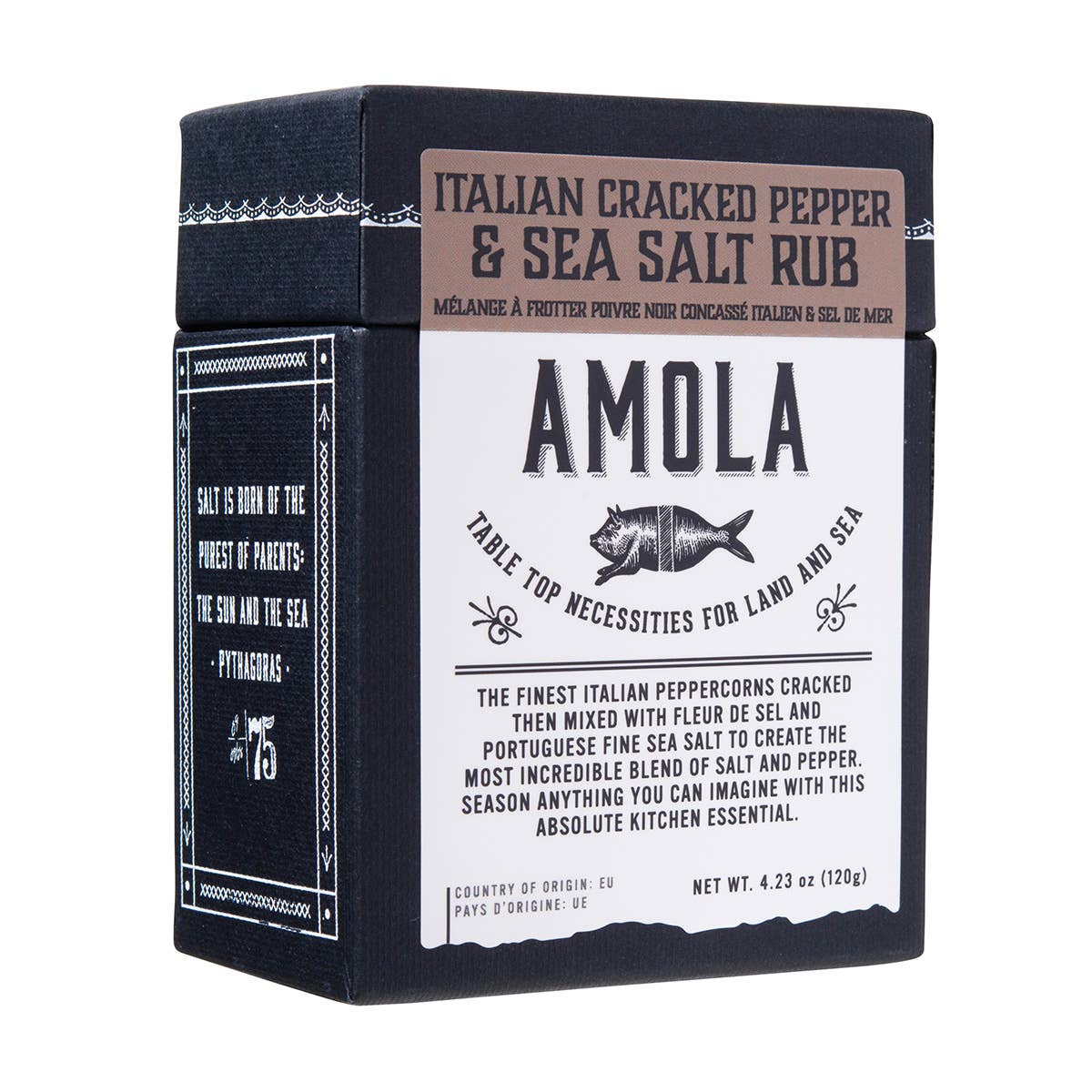 Salt Italian Cracked Pepper 120g/4oz