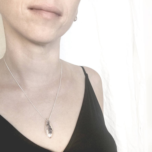 Drip Crow Necklace