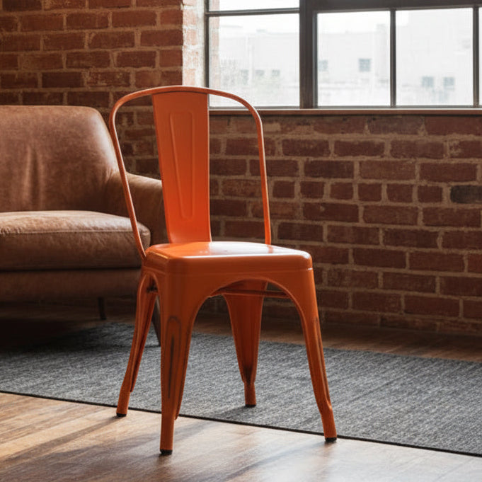 Orange chairs