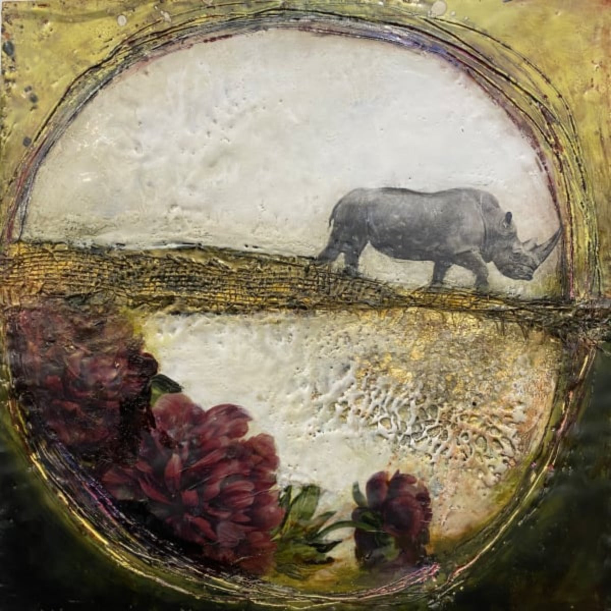 Encaustic Giclees by Christina (Small Square)