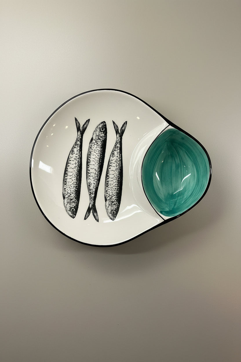 Ceramic sardine dish