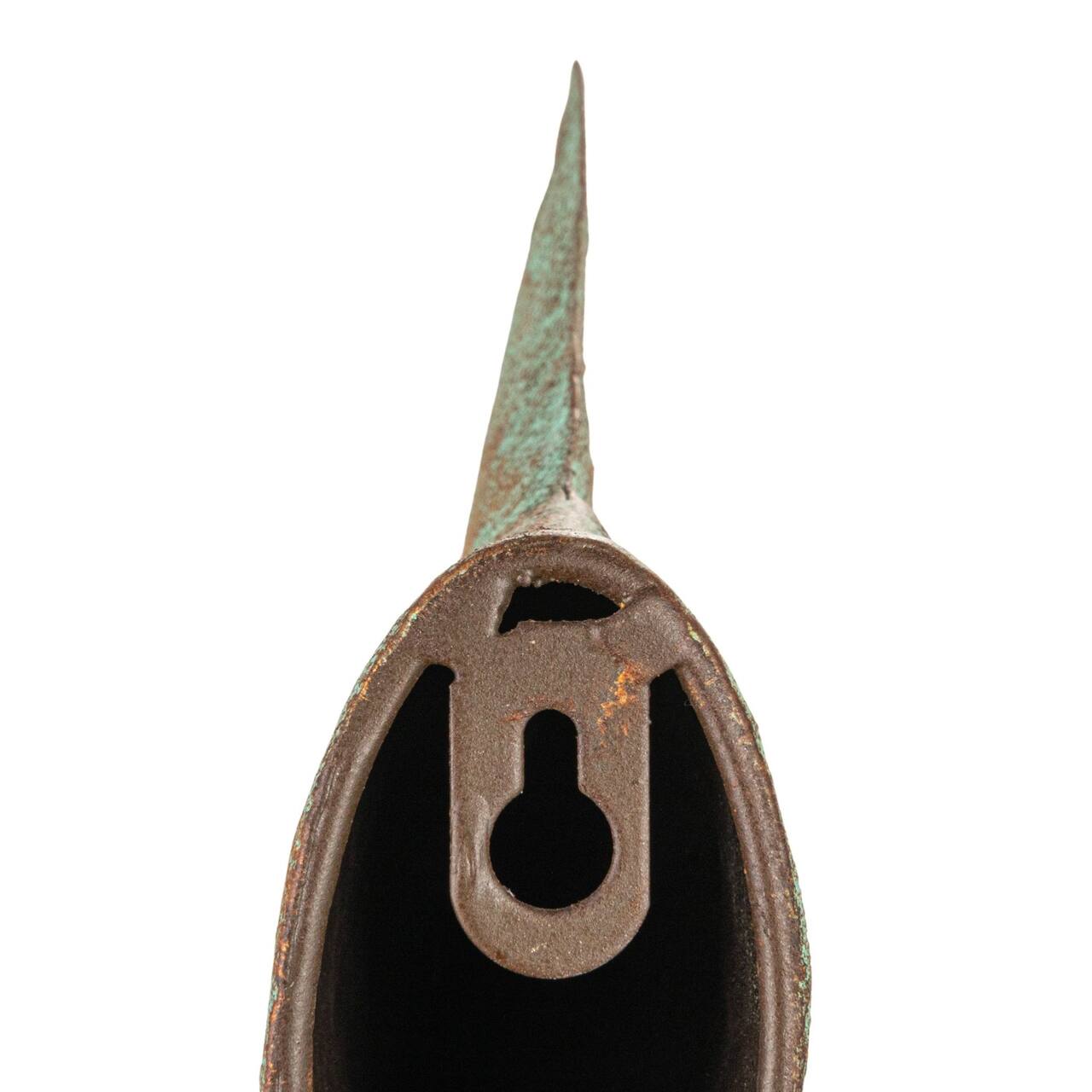 Trout Tail Wall Decor Heavily Distressed Aqua Finish