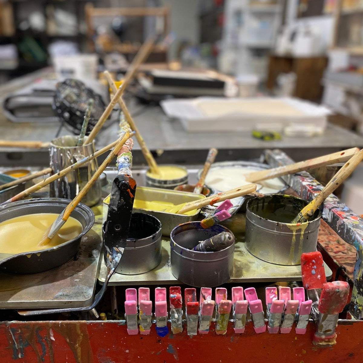 Photo Encaustic on Natural Wood