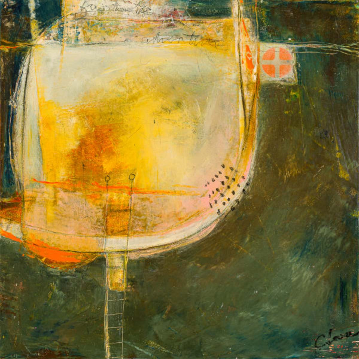 Encaustic Giclees by Christina (Small Square)