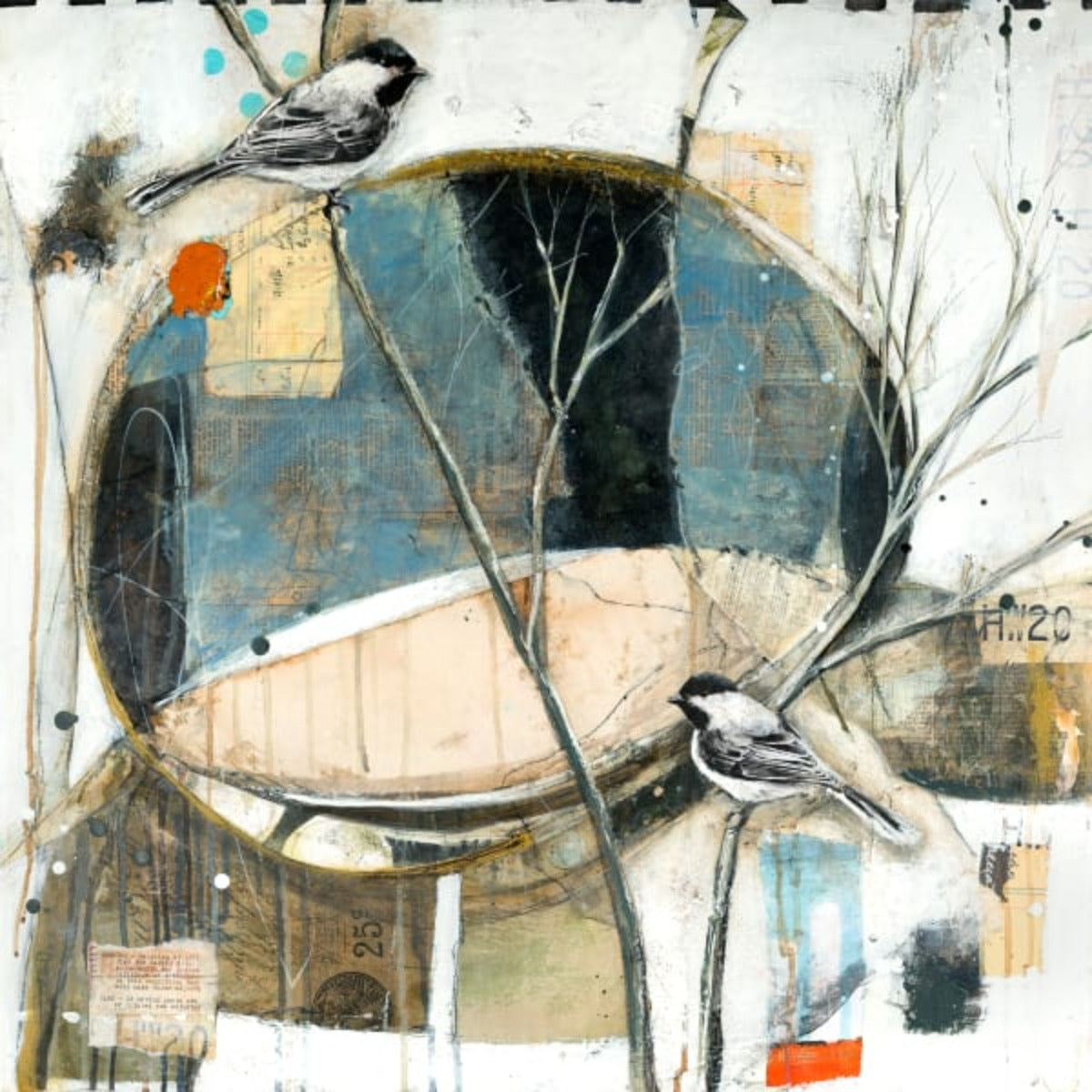 Encaustic Giclees by Christina (Large Square)