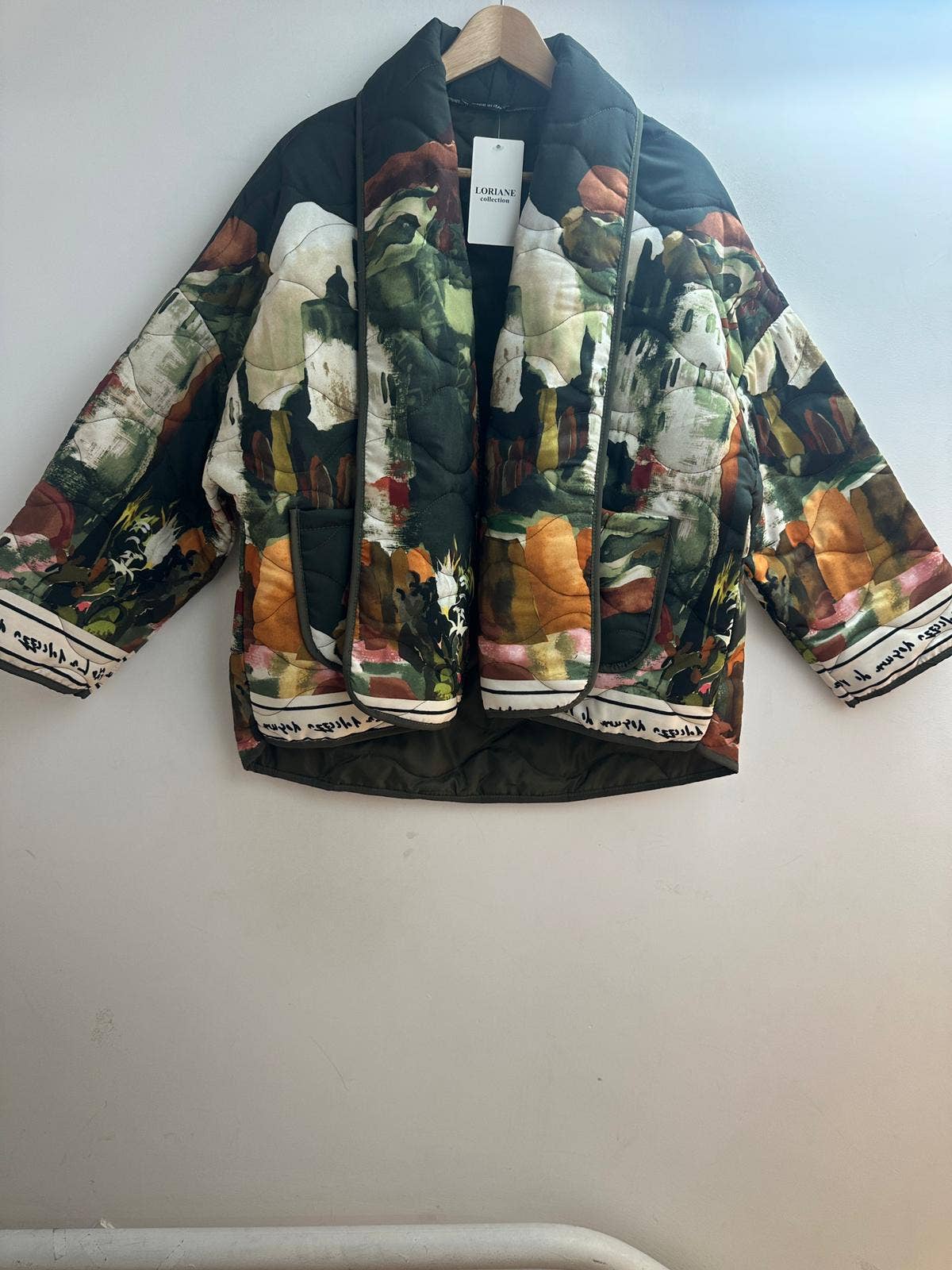 Artsy Quilted Down Jacket