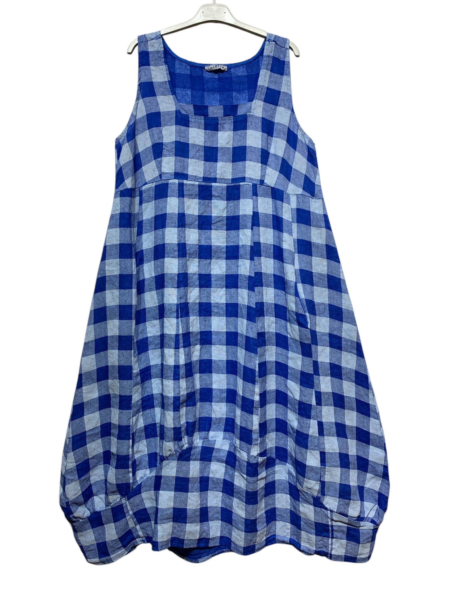 LINEN DRESS Gingham