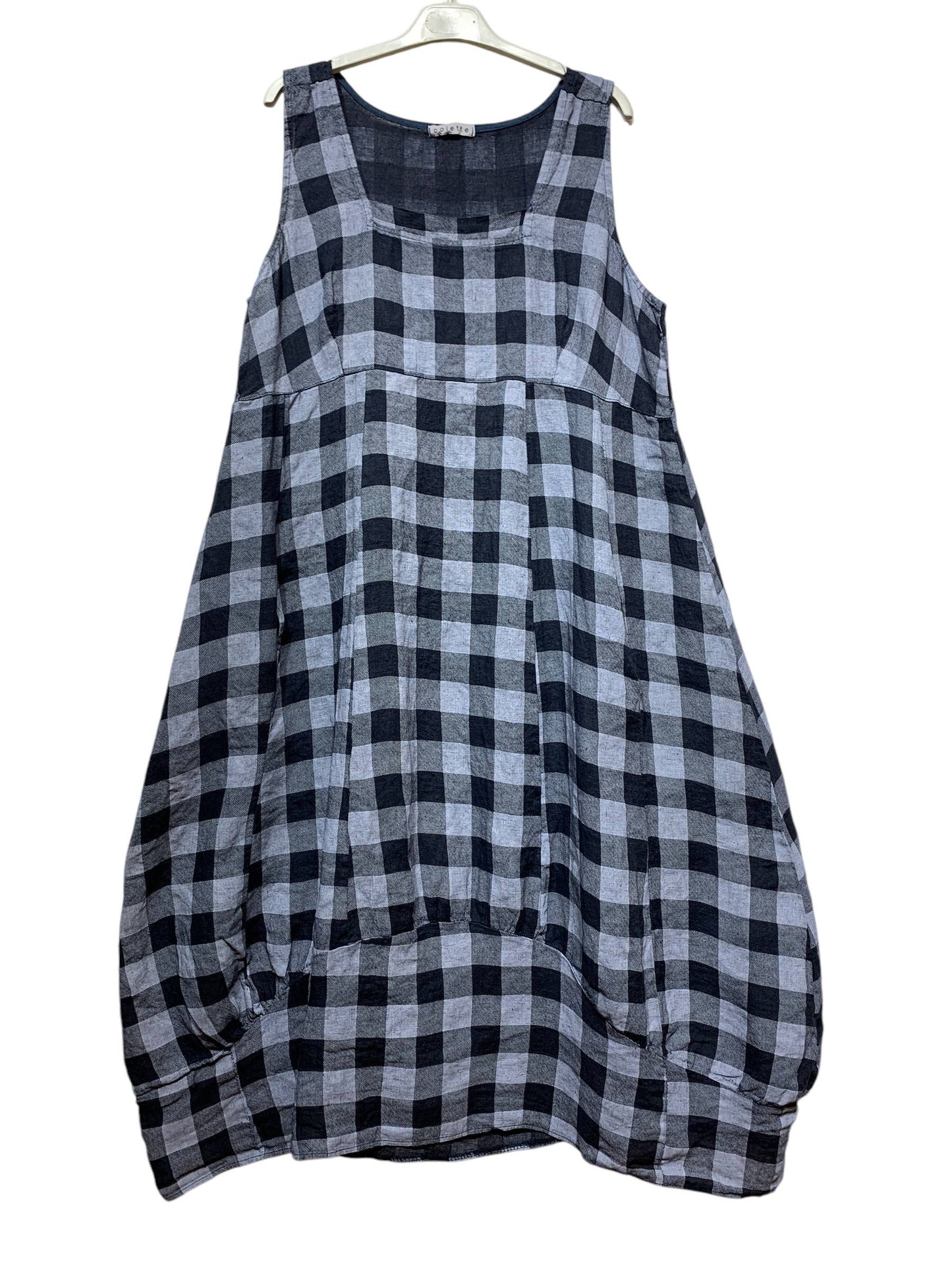 LINEN DRESS Gingham