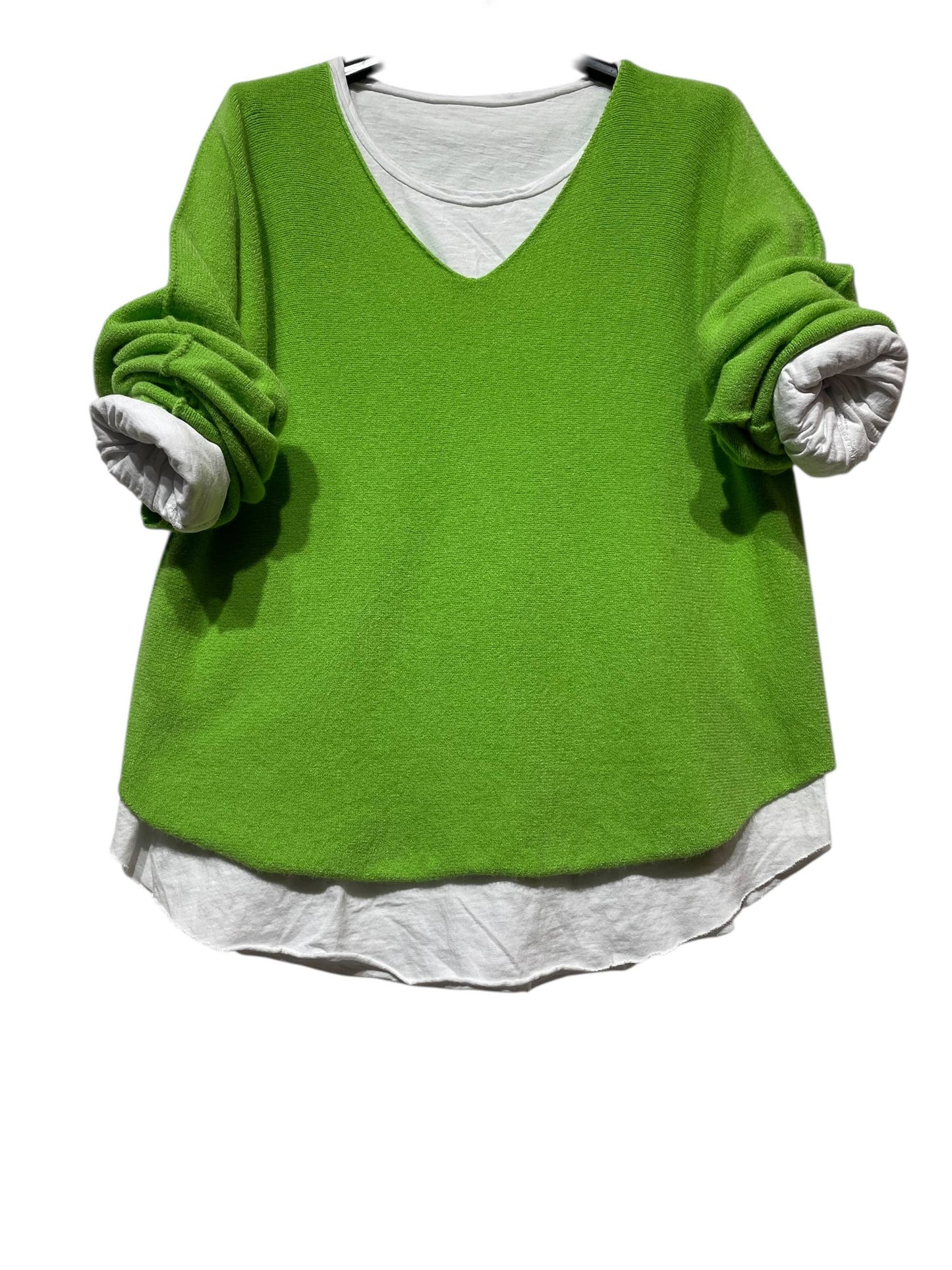 SWEATER, DOUBLE PIECES MADE IN ITALY: MOLE