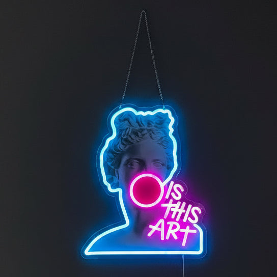 NEON Is This Art? Sign