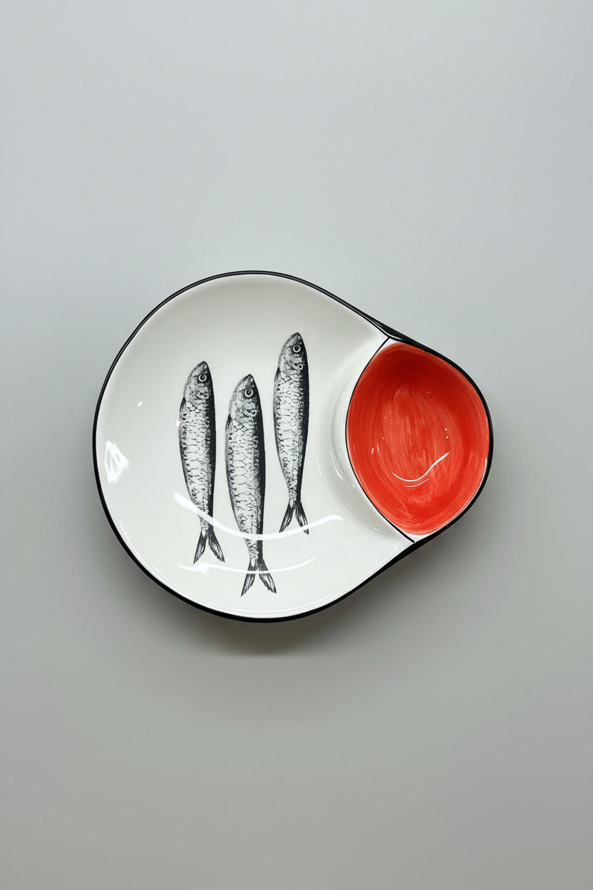 Ceramic sardine dish