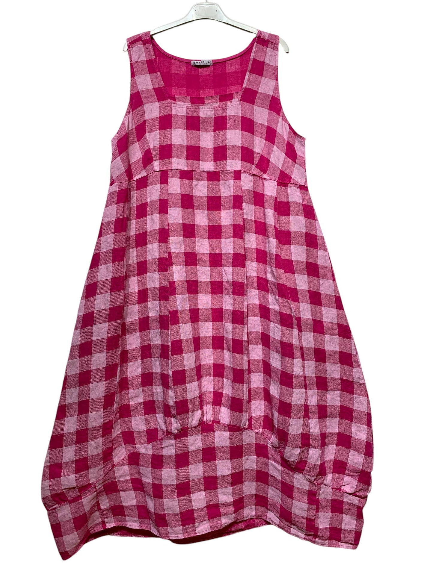 LINEN DRESS Gingham