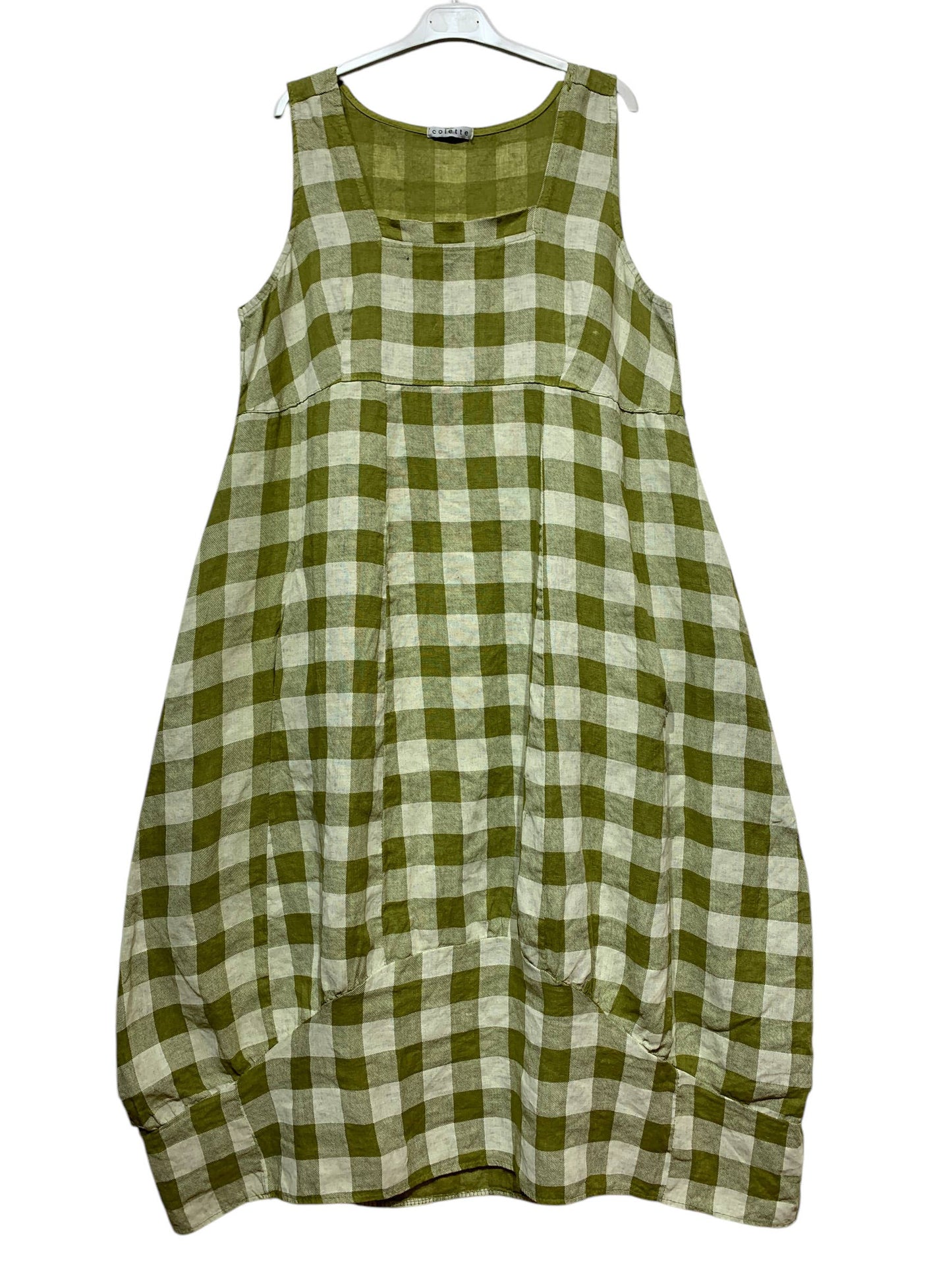 LINEN DRESS Gingham