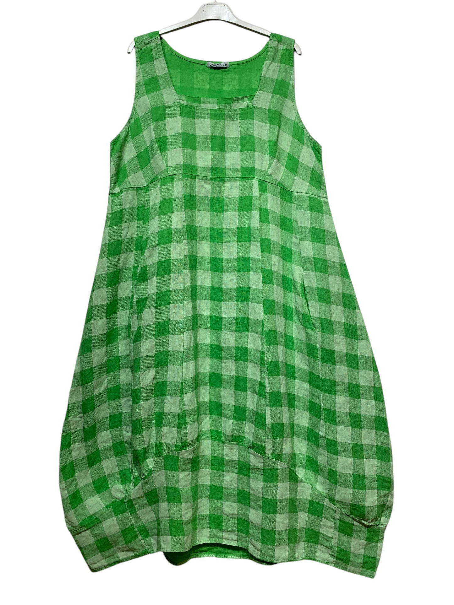 LINEN DRESS Gingham