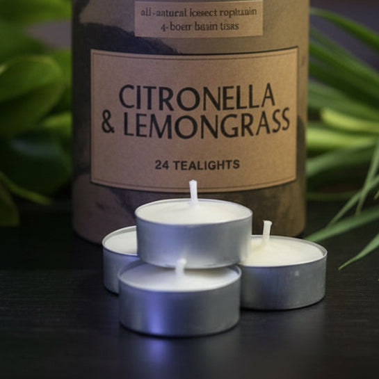 Citronella Tea Lights - Set of 24
