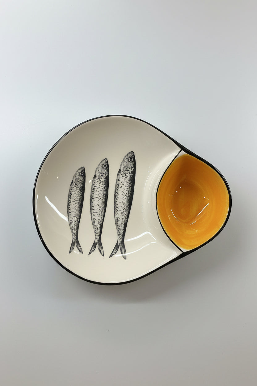Ceramic sardine dish