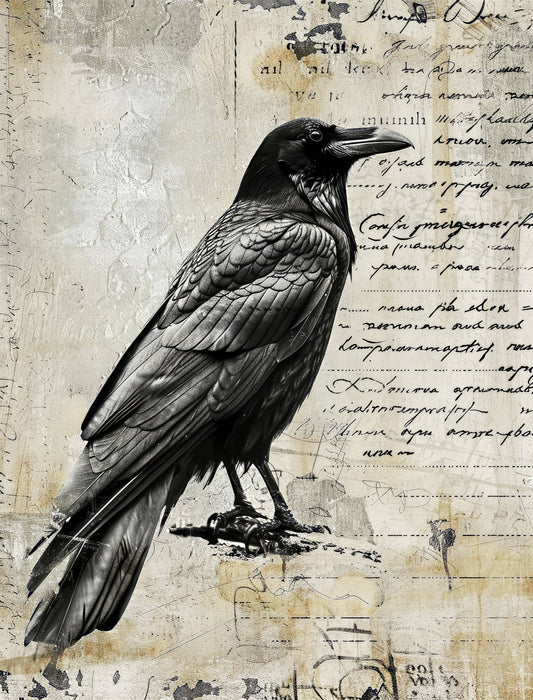 Raven | Decoupage Rice Papers | 6 designs |  A4