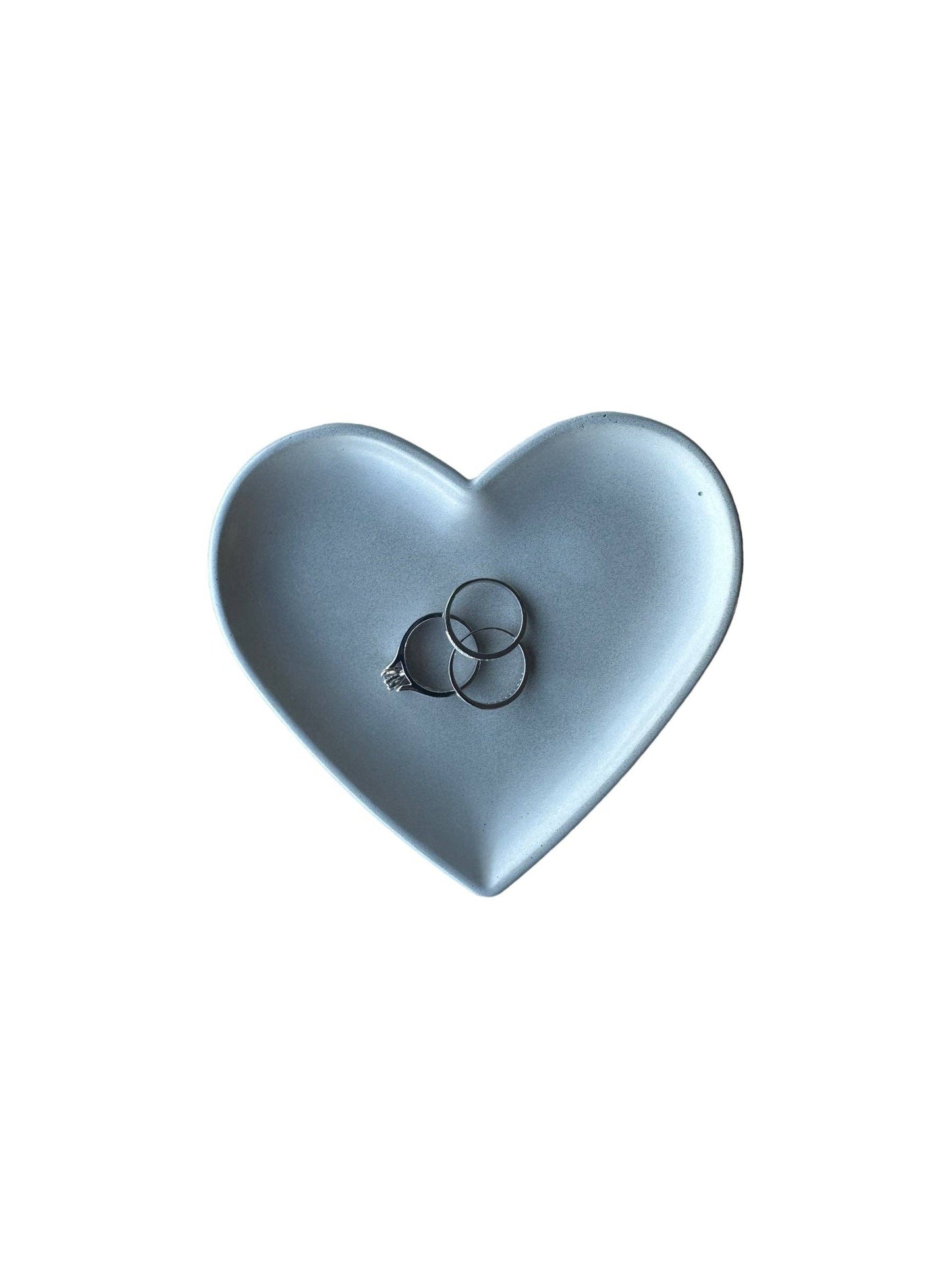 Heart Tray in Lavender Gold