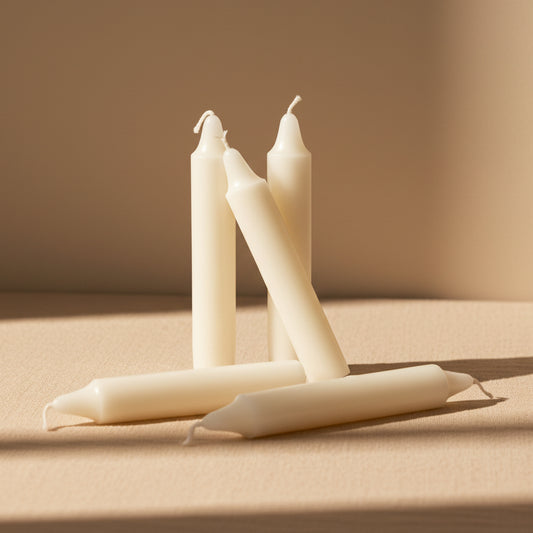 Unscented Candles Set 12