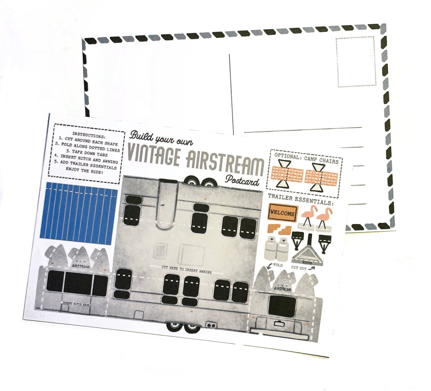 Build Your Own Vintage Airstream Postcard