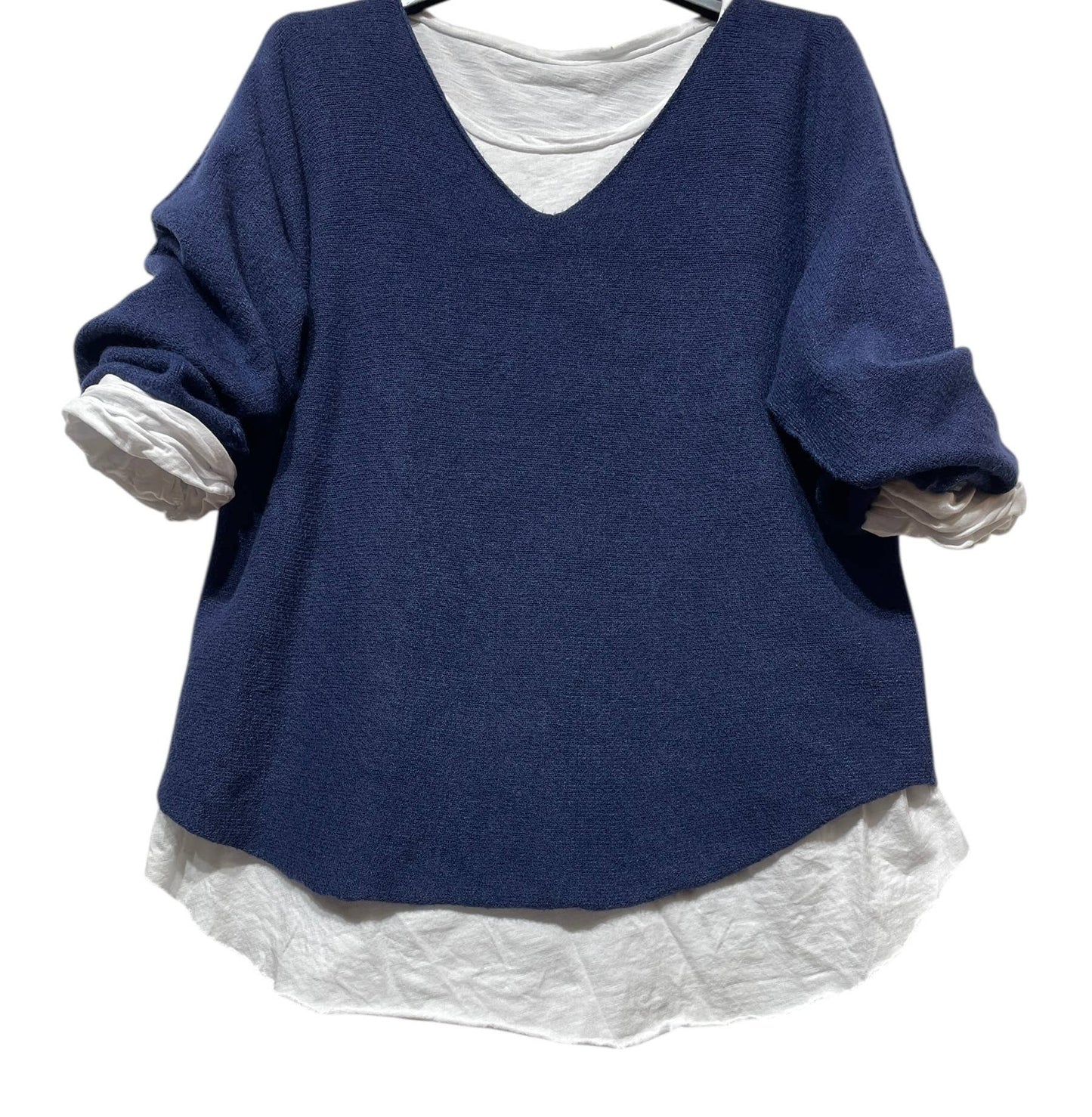 SWEATER, DOUBLE PIECES MADE IN ITALY: MOLE