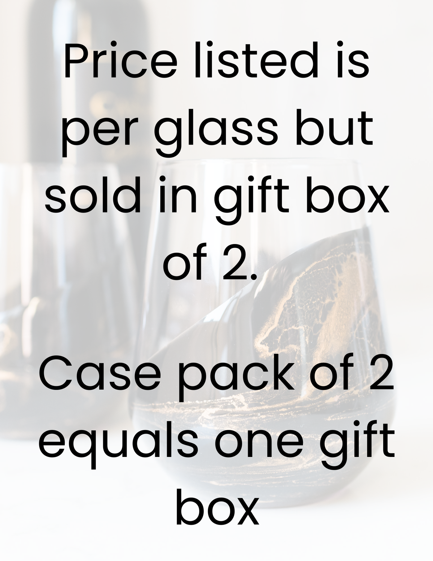 Resin Accented Wine Glasses