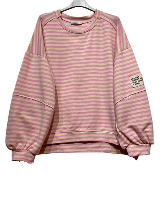 Oversized sweatshirt : Rose