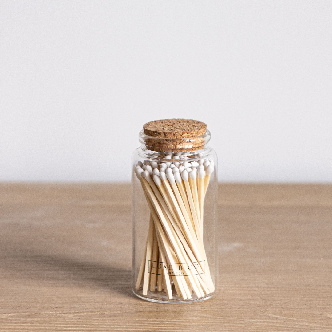 Glass Match Bottle
