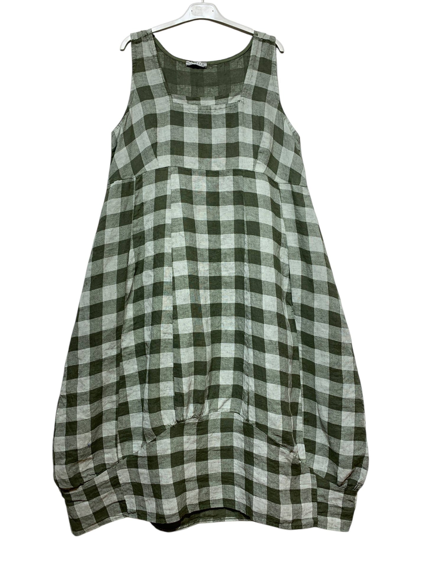 LINEN DRESS Gingham