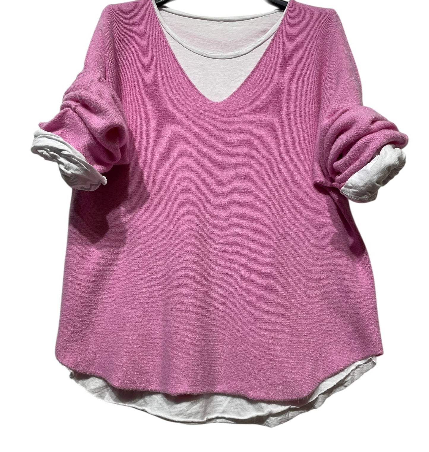 SWEATER, DOUBLE PIECES MADE IN ITALY: MOLE