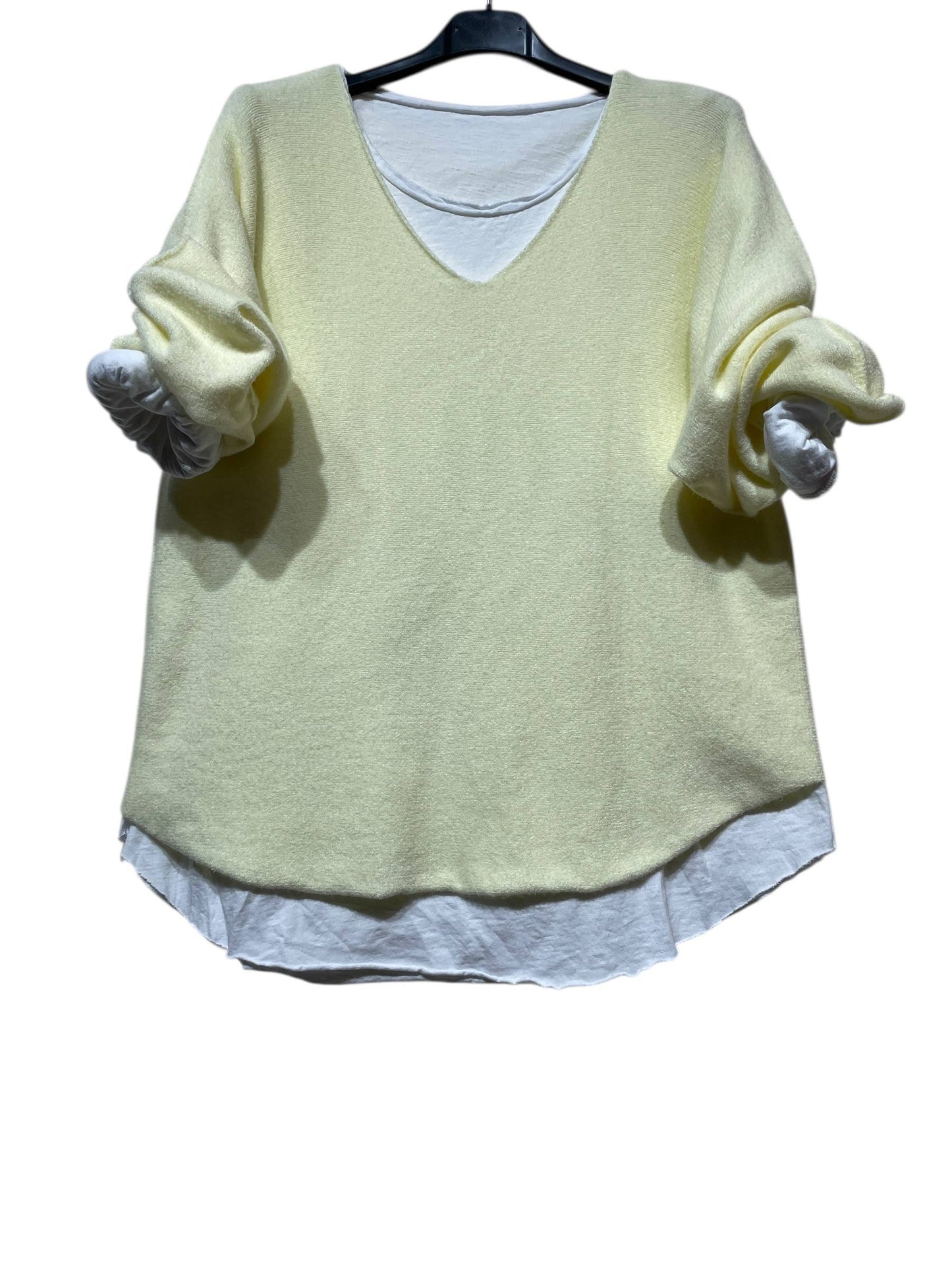 SWEATER, DOUBLE PIECES MADE IN ITALY: MOLE
