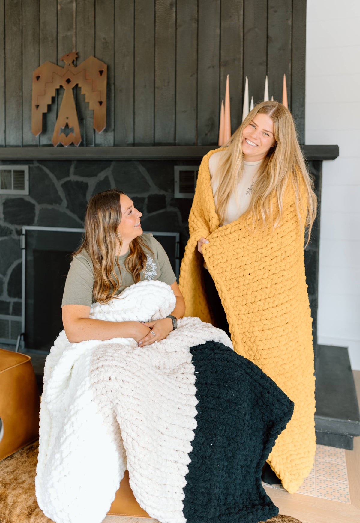 Handmade Chunky Knit Blanket