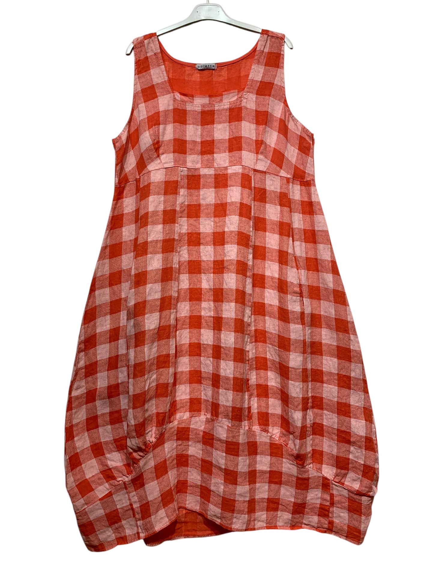 LINEN DRESS Gingham
