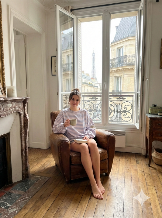 Oversized sweatshirt : Rose