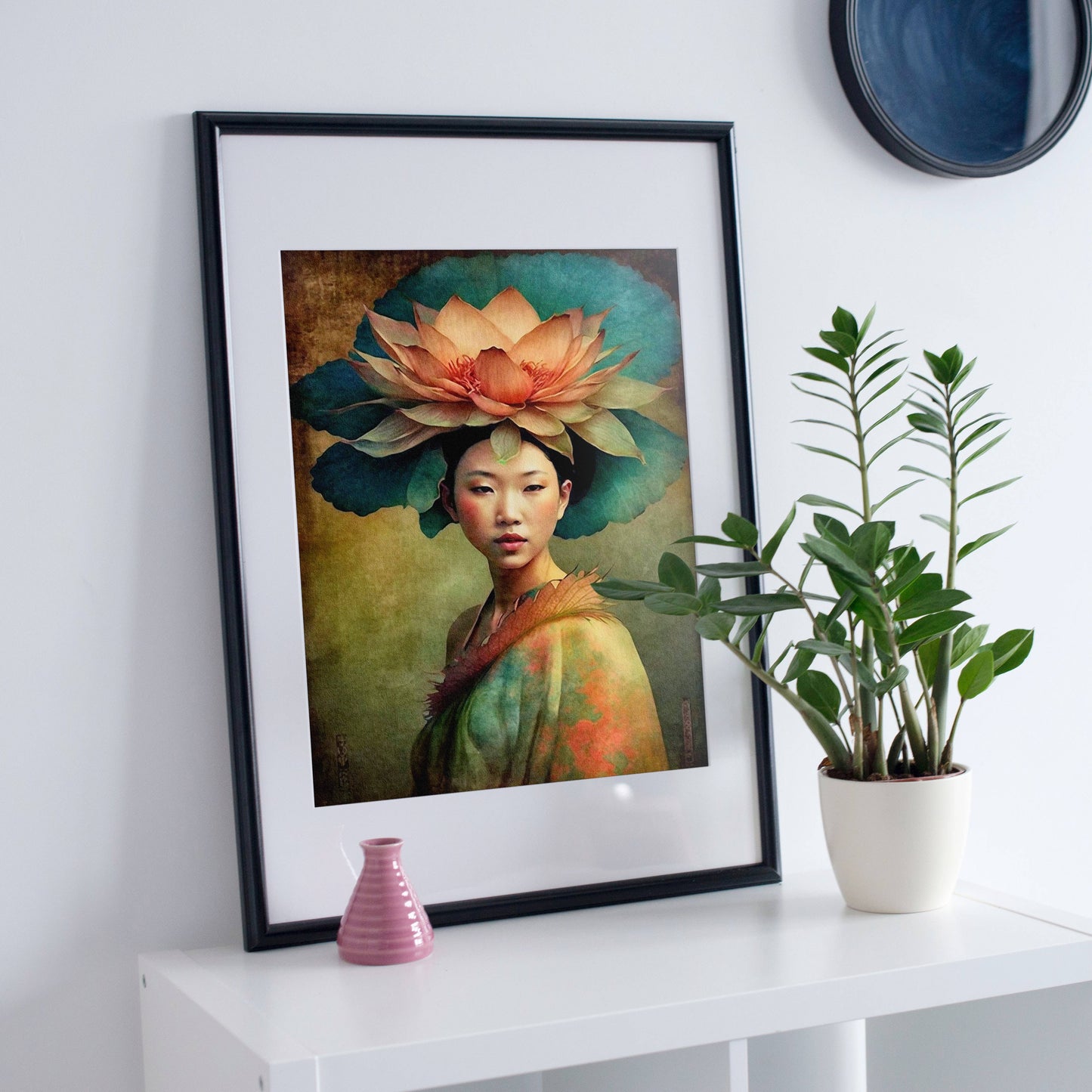 Asian Woman Decoupage Rice Paper - A3+ - for Crafts