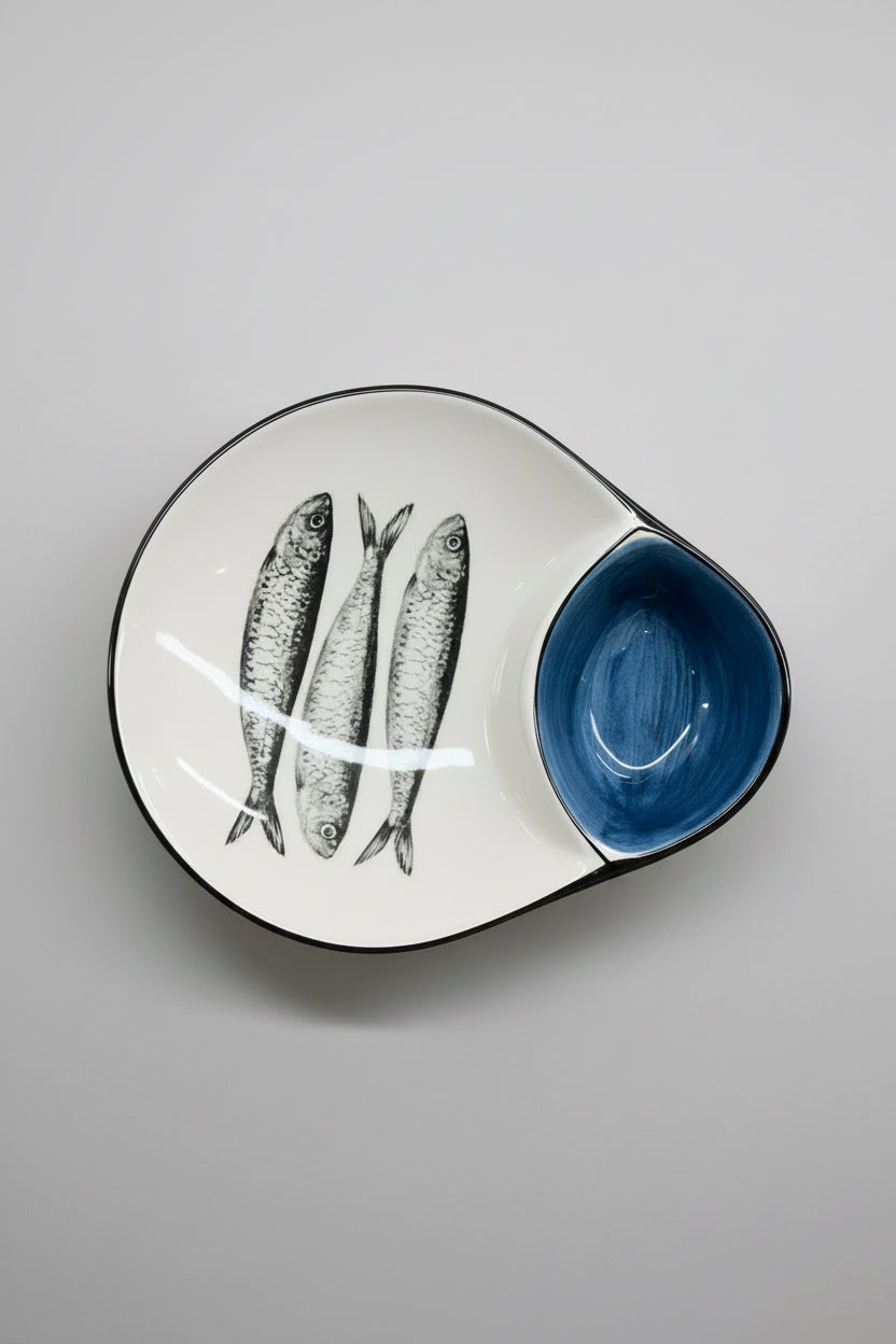 Ceramic sardine dish