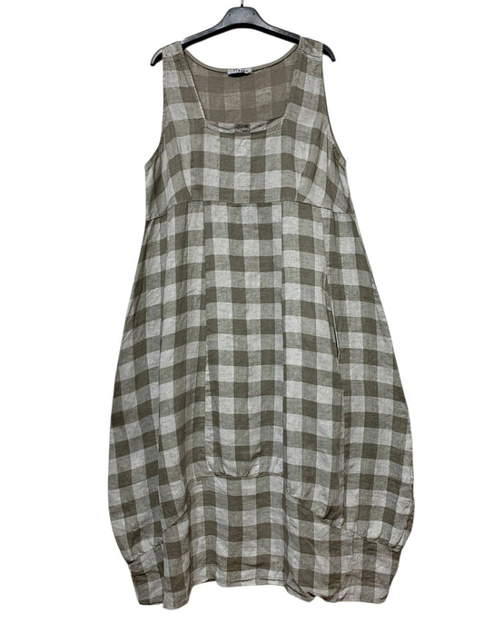 LINEN DRESS Gingham