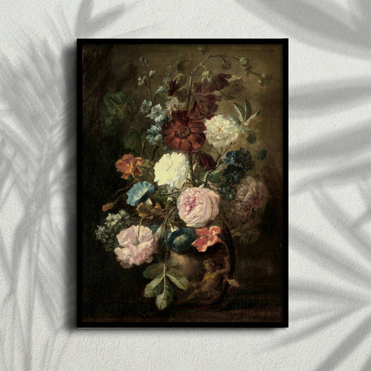 Vase Of Flowers Decoupage Rice Paper - A3+ - for Crafts