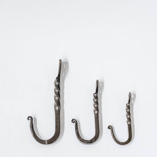 Cast Iron Hook, 3 Sizes