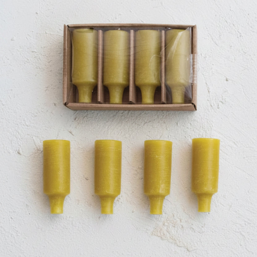 Bottle Taper Candles/Set 4