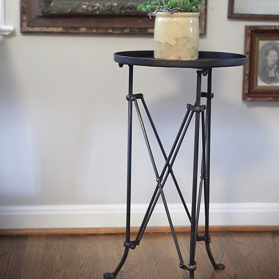 Metal Tray Table – Bronze Finish (HD6146)