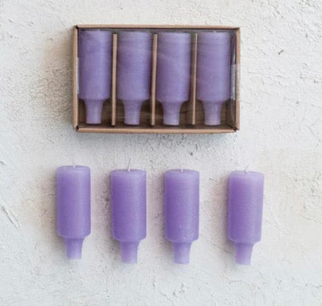 Bottle Taper Candles/Set 4