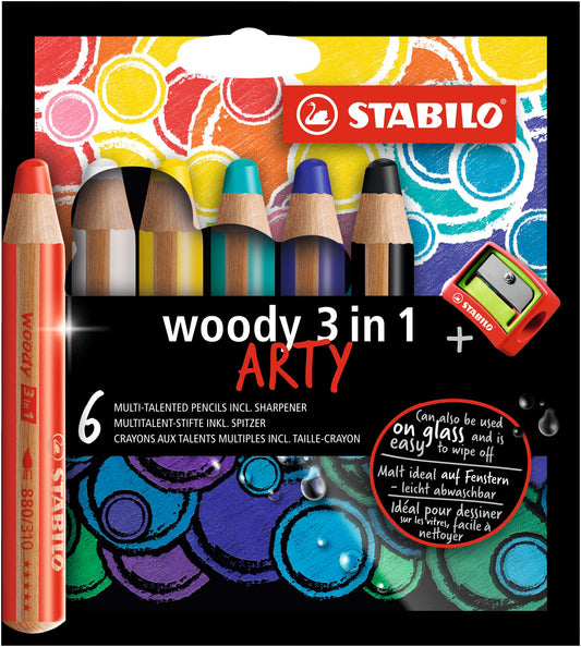Woody 3 in 1 Wallet ARTY 6pcs