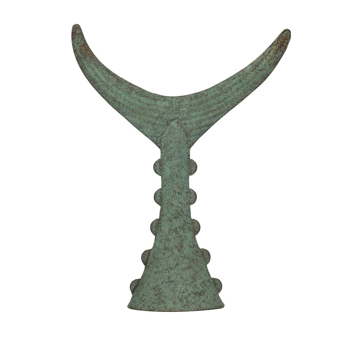 Tuna Tail Wall Decor Heavily Distressed Aqua Finish
