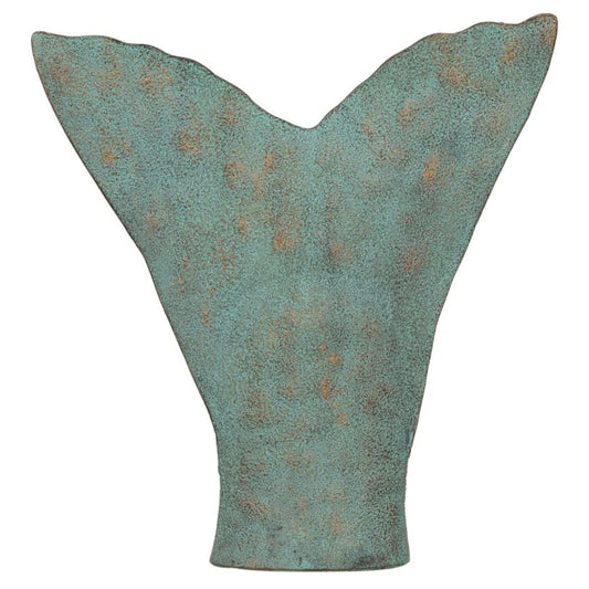 Trout Tail Wall Decor Heavily Distressed Aqua Finish