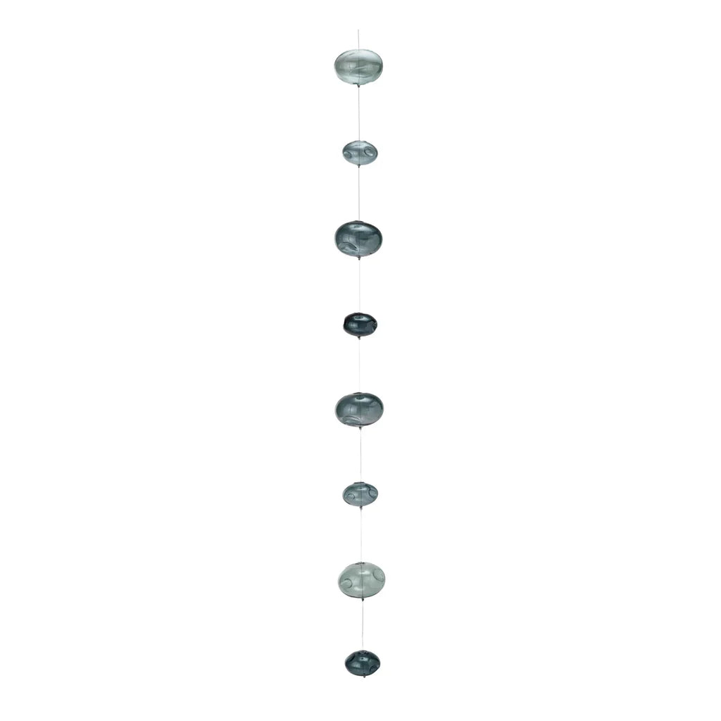 Handblown glass bubble garland.