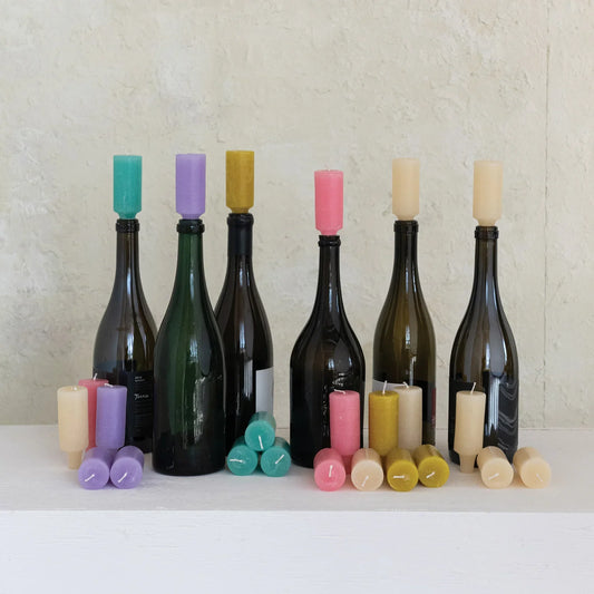 Bottle Taper Candles/Set 4